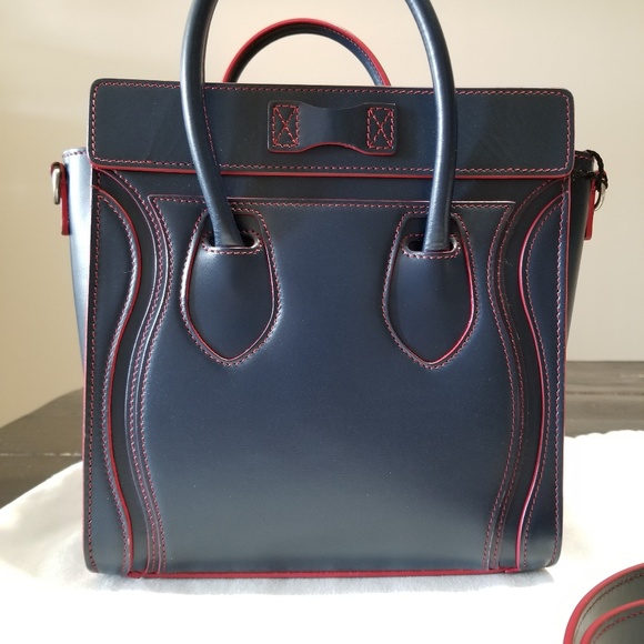 Brand new Celine Nano Navy with Red trim - Picture 3 of 10